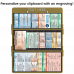 WhiteCoat Clipboard® Trifold - Tactical Brown Pharmacy Edition